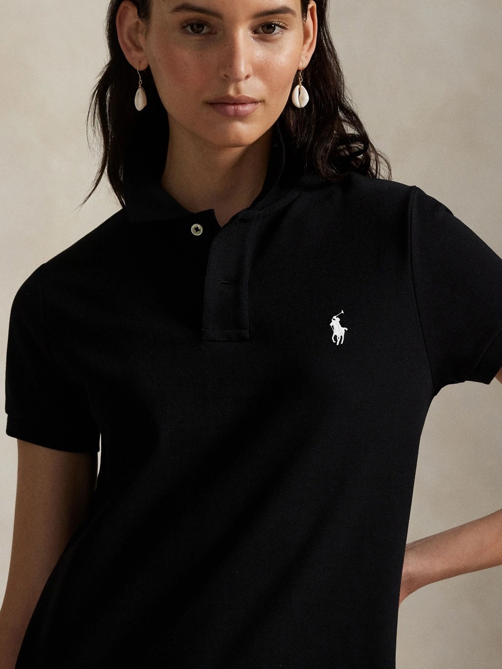 Ralph Lauren Black Polo with White Pony Logo XL NWT - Picture 1 of 9
